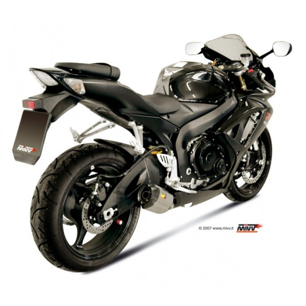MIVV SLIP-ON SUONO ST. STEEL WITH CARBON CAP SUZUKI GSX-R 600 / GSX-R 750 2006-07