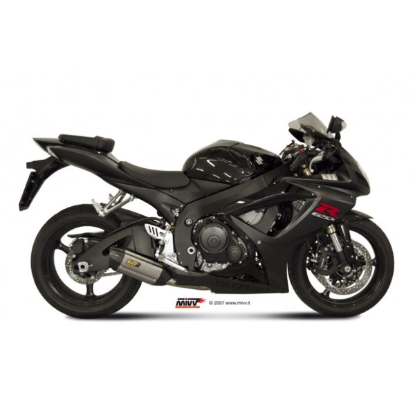 MIVV SLIP-ON SUONO ST. STEEL WITH CARBON CAP SUZUKI GSX-R 600 / GSX-R 750 2006-07