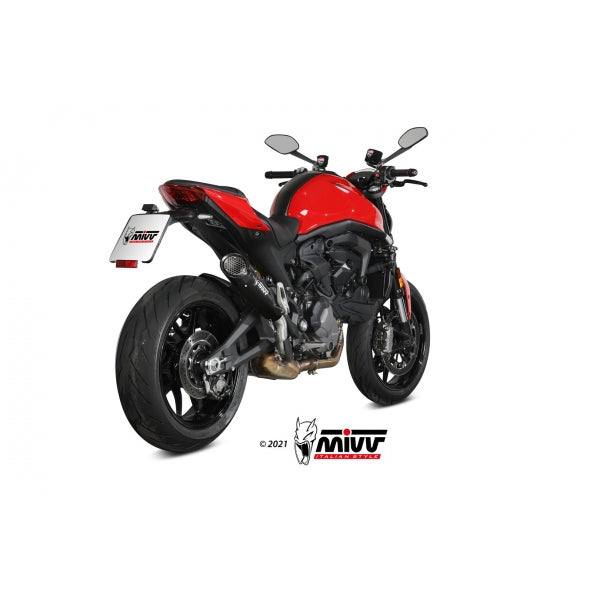 MIVV SLIP-ON X-M5 BLACK DUCATI MONSTER 937 2021-24