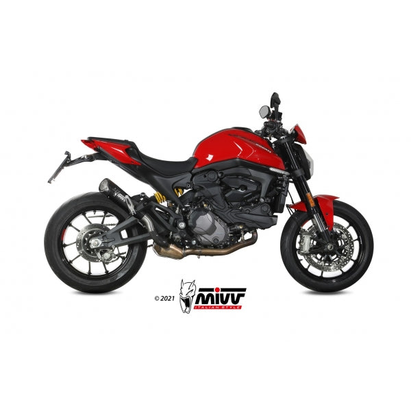MIVV SLIP-ON X-M5 BLACK DUCATI MONSTER 937 2021-24