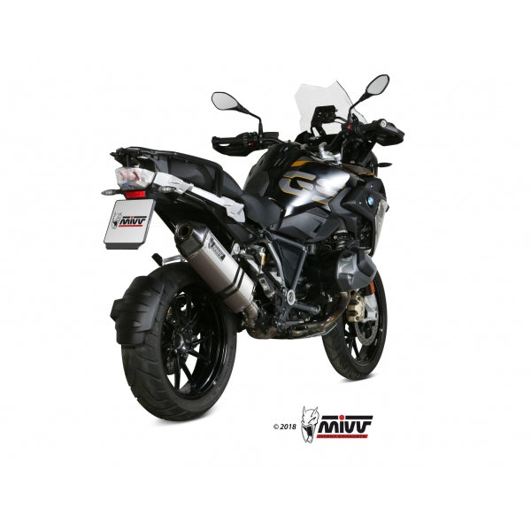 MIVV SLIP-ON SPEED EDGE ST. STEEL WITH CARBON CAP BMW R 1250 GS / Adventure 2019-23