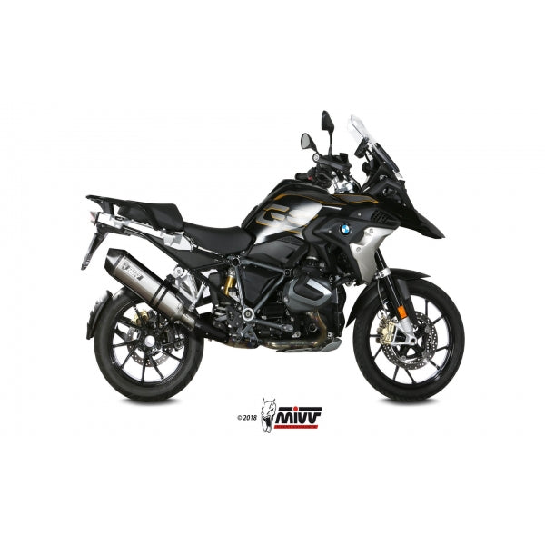 MIVV SLIP-ON SPEED EDGE ST. STEEL WITH CARBON CAP BMW R 1250 GS / Adventure 2019-23