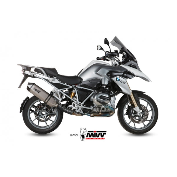MIVV SLIP-ON SPEED EDGE TITAN WITH CARBON CAP BMW R 1200 GS / Adventure 2013-18