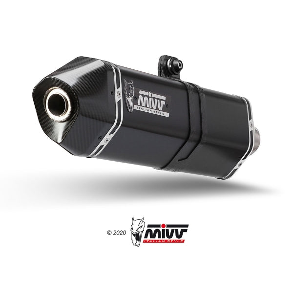 MIVV SISTEMA COMPLETO 2x1 SPEED EDGE BLACK YAMAHA Tracer 700 / GT / Tracer 7 2016-24
