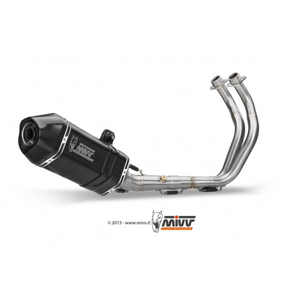 MIVV SISTEMA COMPLETO 2x1 SPEED EDGE BLACK YAMAHA Tracer 700 / GT / Tracer 7 2016-24