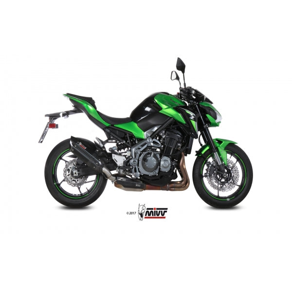 MIVV SLIP-ON SUONO BLACK WITH CARBON CAP KAWASAKI Z900 2017-19 / Z900 A2 (35 KW / 70 KW) 2017-23 (2)