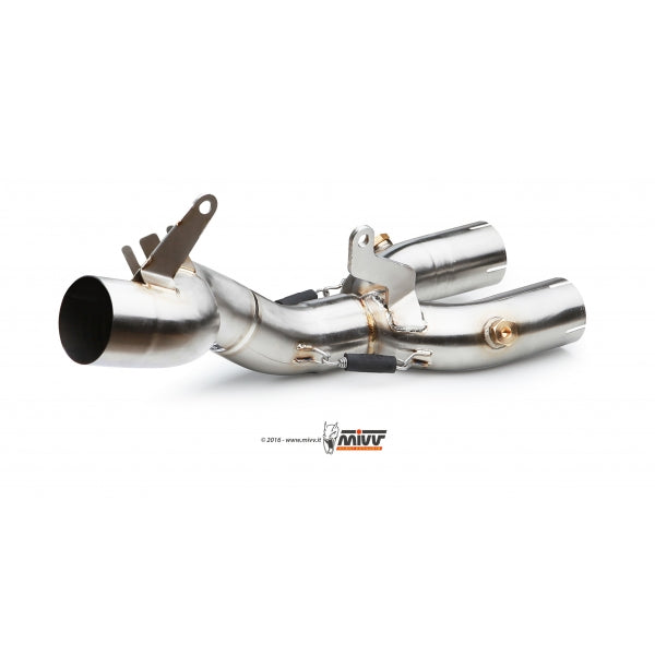 MIVV TUBO NO KAT (COMPATIBLE CON SILENCIADORES MIVV Y ORIGINALES) YAMAHA MT-10 / FZ-10 2016-22