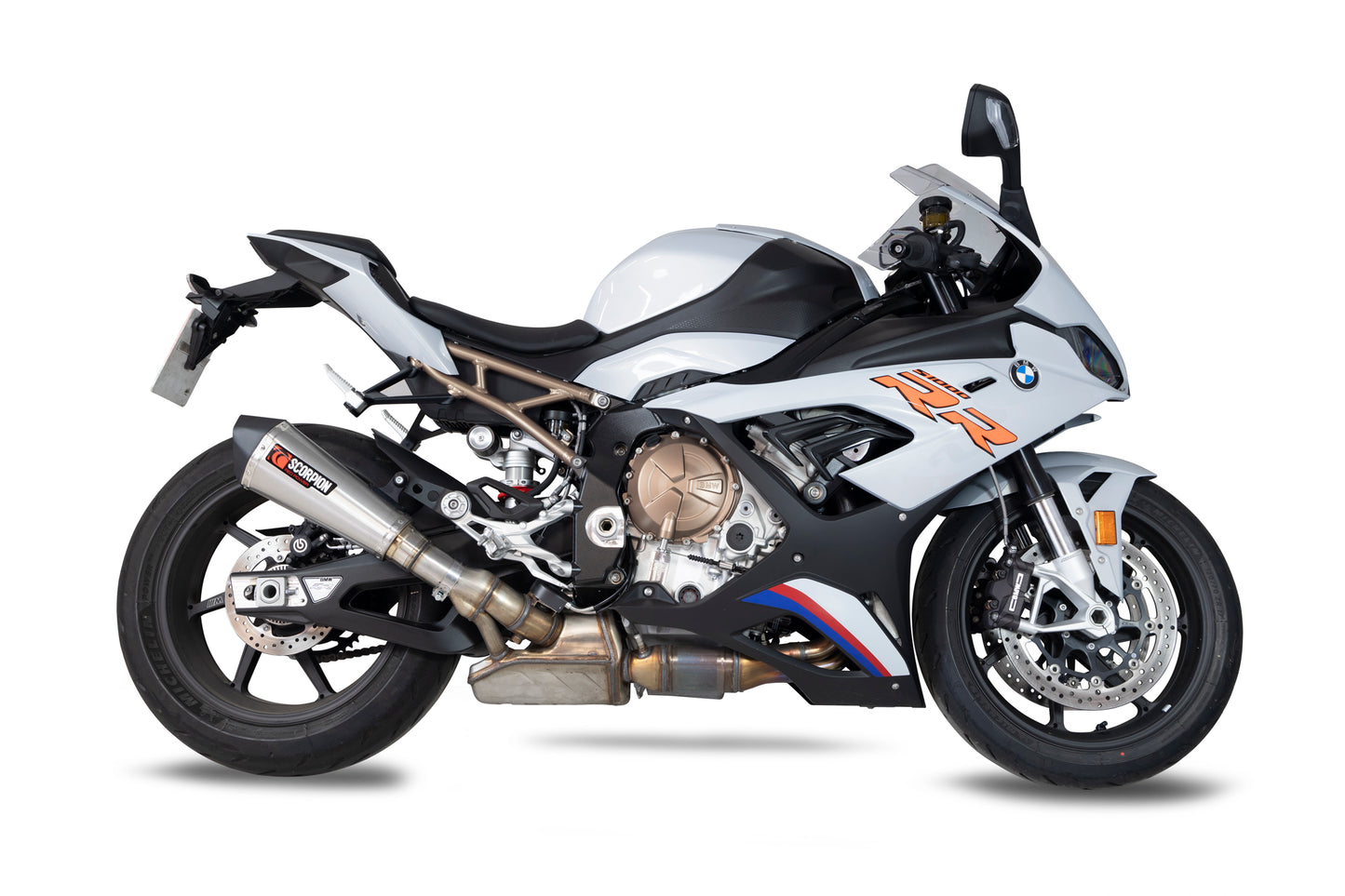 SCORPION SERKET TAPER SLIP-ON BMW S1000 RR 19'-22' ACERO INOX.
