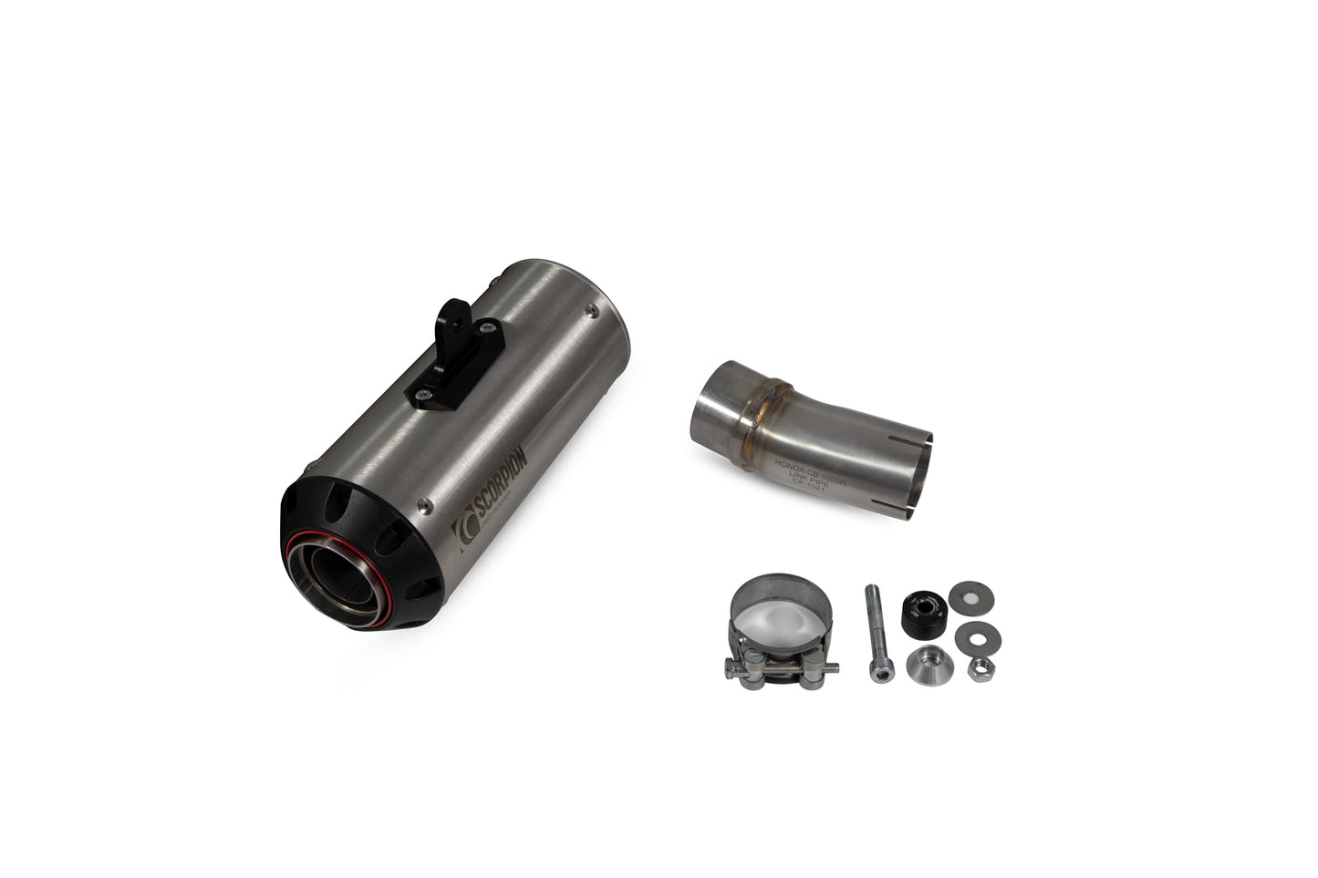 SCORPION RED POWER SLIP-ON HONDA CB 1000 R 18'-20' ACERO INOX.