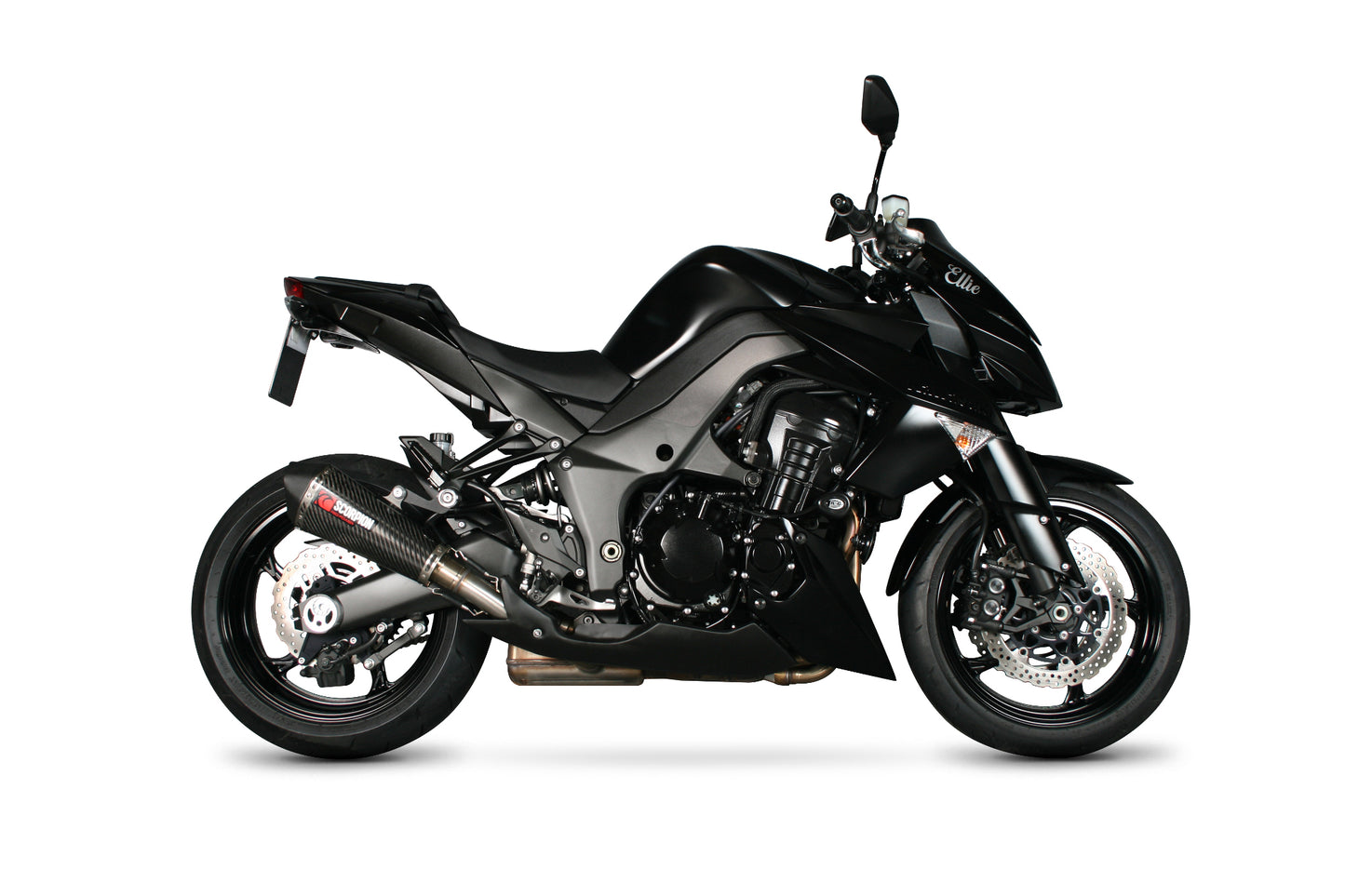 SCORPION SERKET TAPER SLIP-ON KAWASAKI Z1000 10'-13' CARBON FIBRE. (PAIR)