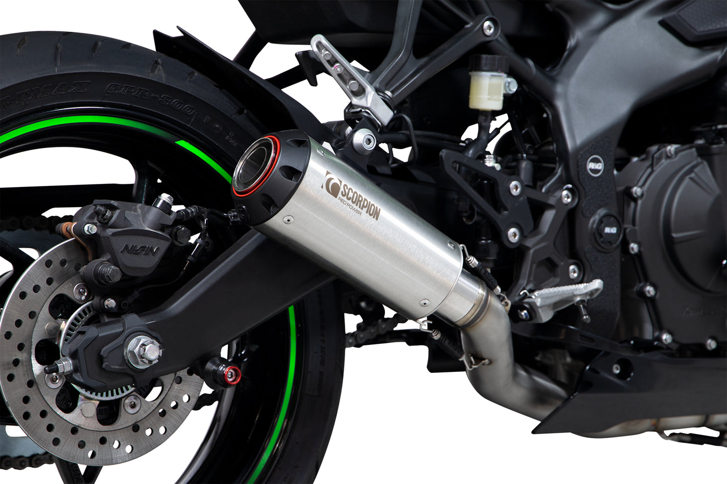 SCORPION RED POWER FULL SYSTEM KAWASAKI NINJA ZX 25R 20'-22'