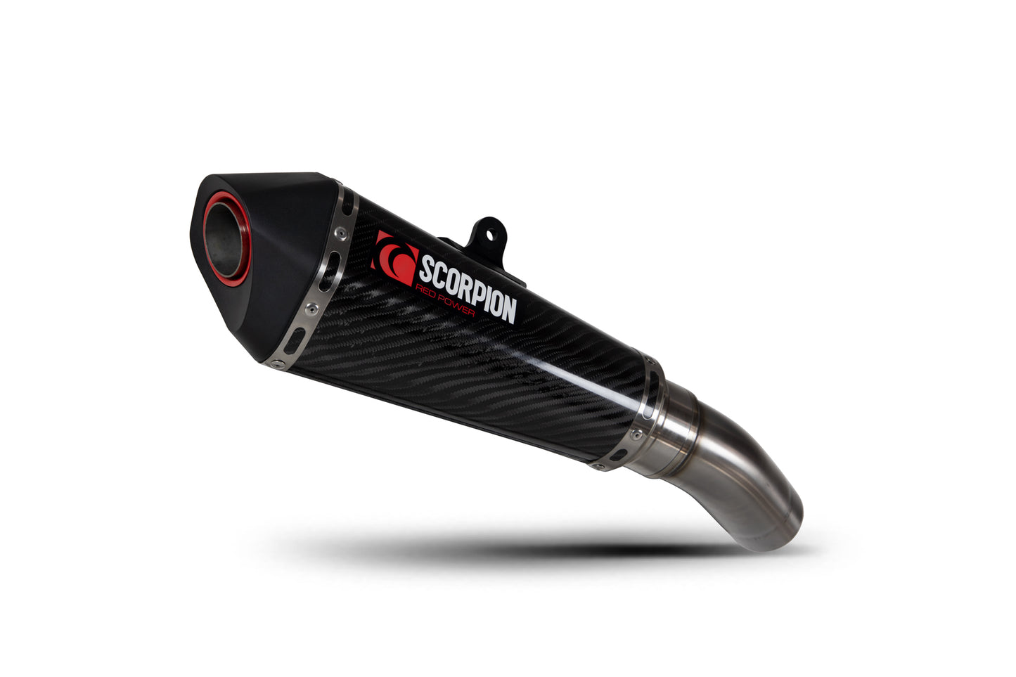 SCORPION SERKET TAPER SLIP-ON KAWASAKI ZX 6R 19'-20' CARBON FIBER