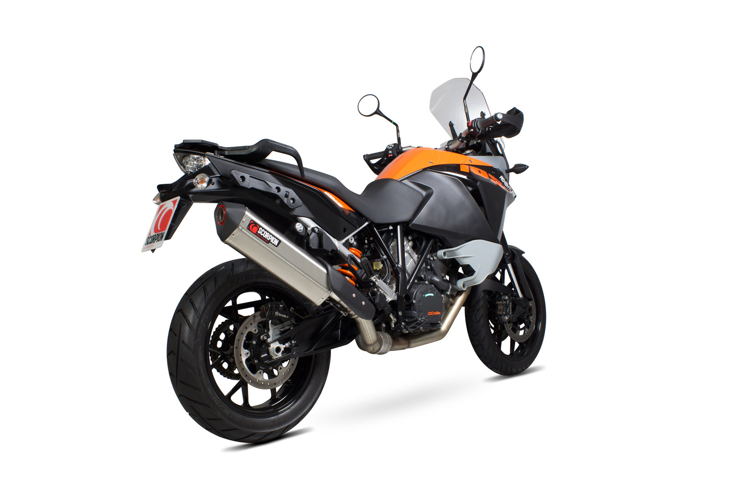 SCORPION SERKET PARALLEL KTM 1050 ADVENTURE 15'-16' STAINLESS STEEL.