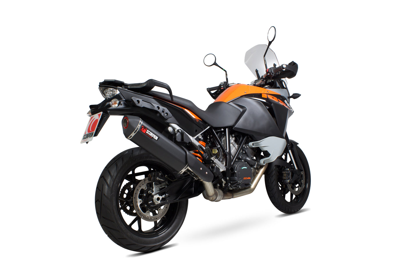 SCORPION SERKET PARALLEL KTM 1050 ADVENTURE 15'-16' BLACK CERAMIC