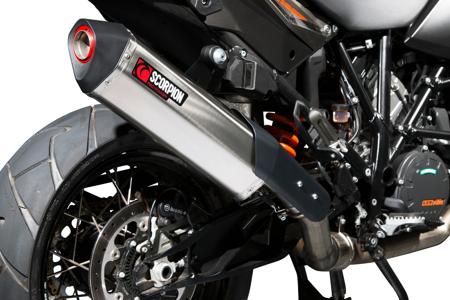 SCORPION SERKET PARALLEL KTM 1190 ADVENTURE 13'-16' STAINLESS STEEL.
