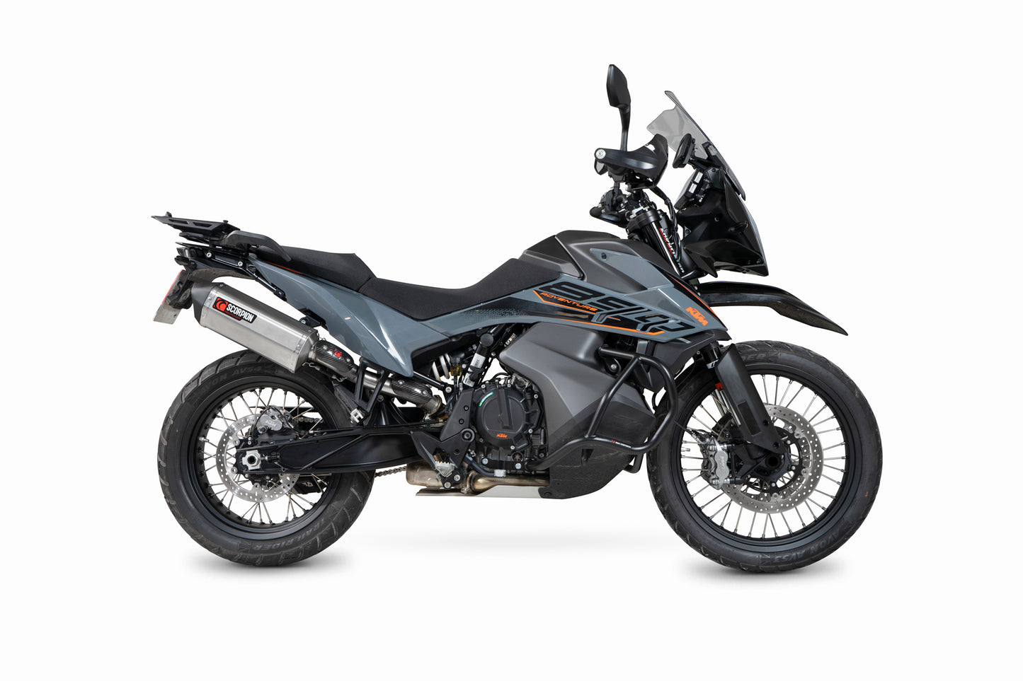 SCORPION SERKET PARALLEL KTM 890 ADVENTURE/890 ADVENTURE R 21'-23' STAINLESS STEEL.
