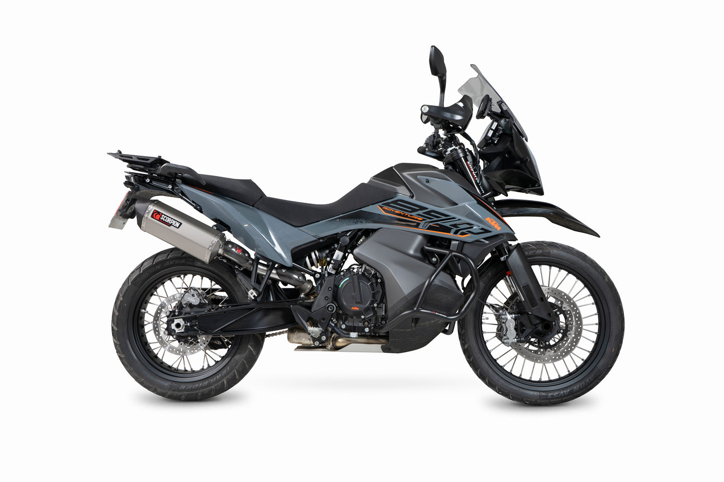 SCORPION SERKET PARALLEL KTM 890 ADVENTURE/890 ADVENTURE R 21'-25' TITANIUM