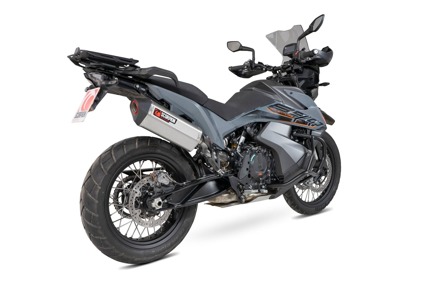 SCORPION SERKET PARALLEL KTM 890 ADVENTURE/890 ADVENTURE R 21'-23' STAINLESS STEEL.