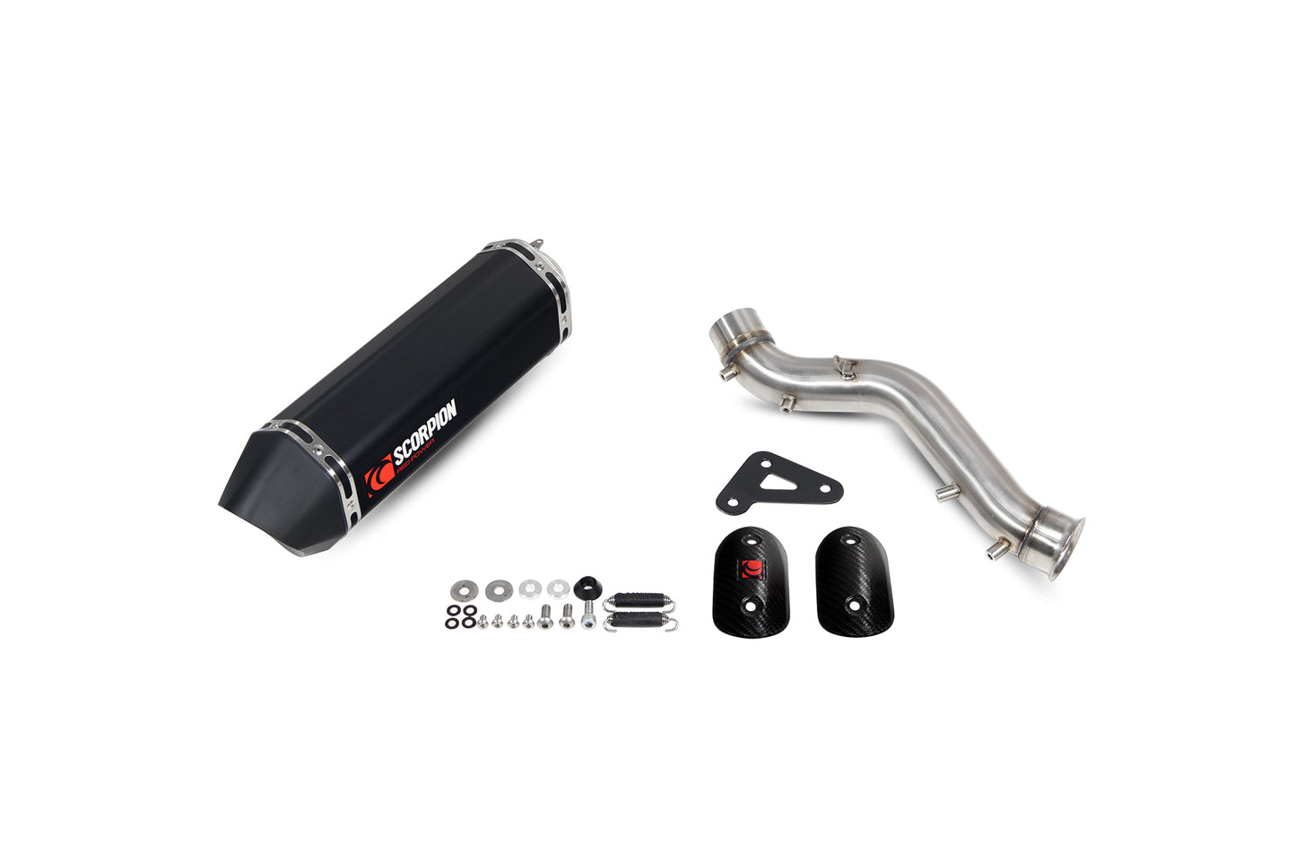 SCORPION SERKET PARALLEL KTM 890 ADVENTURE/890 ADVENTURE R 21'-25' BLACK CERAMIC