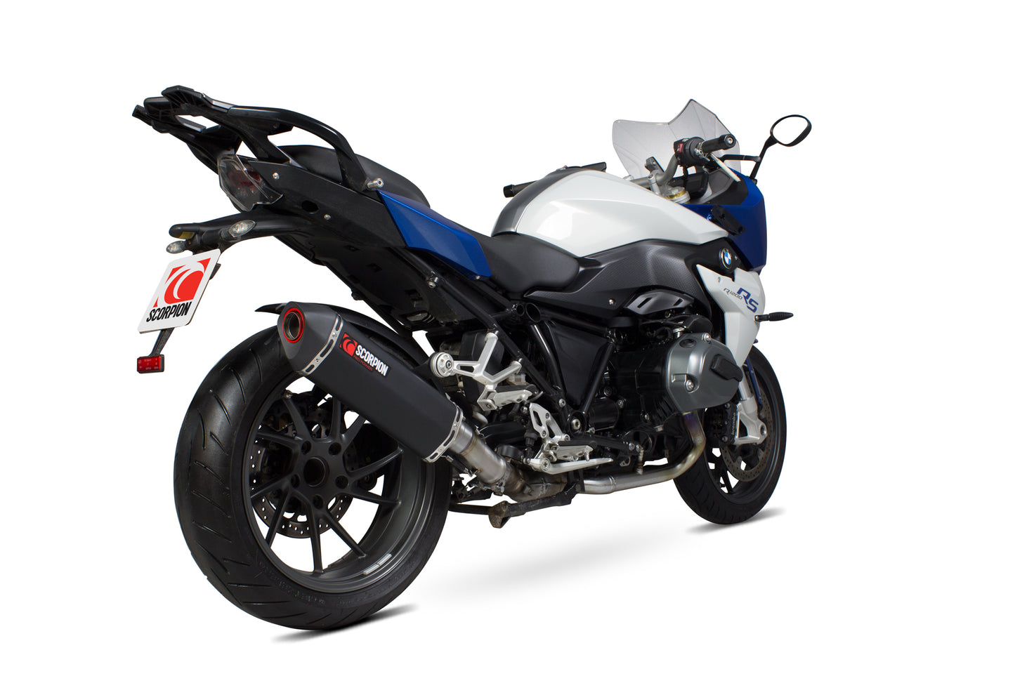 SCORPION SERKET PARALLEL SLIP-ON ACABADO EN CERAMICA NEGRA BMW R1200 R / RS 15'-18'
