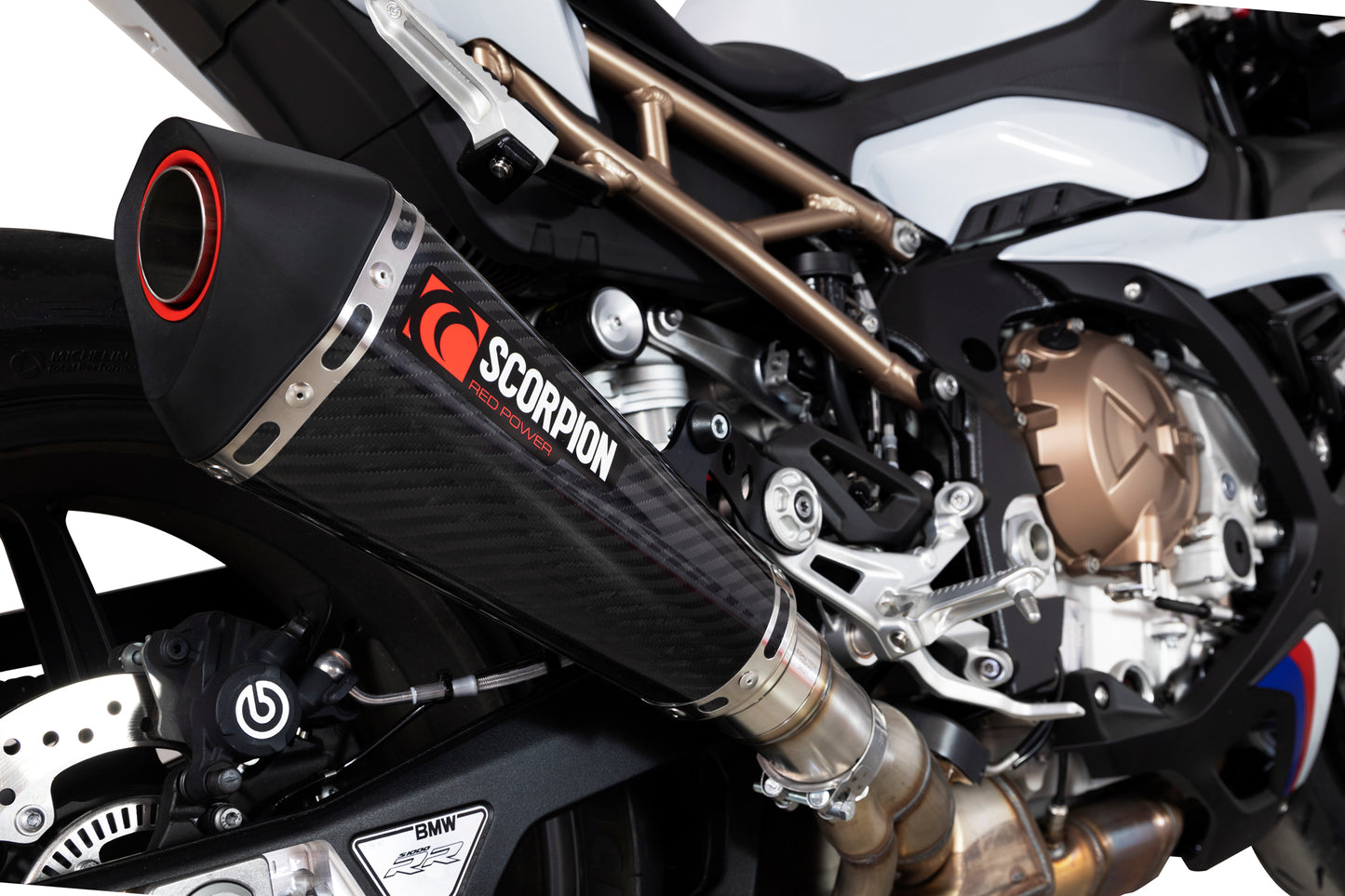 SCORPION SERKET TAPER SLIP-ON CARBONO BMW S1000 RR 19'-22'
