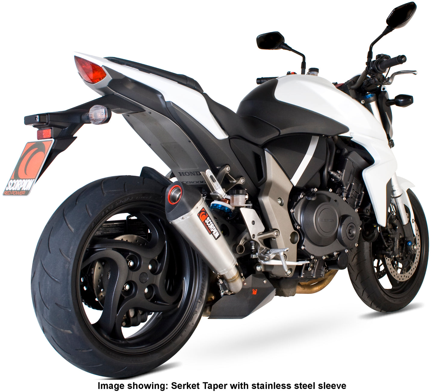 SCORPION SERKET TAPER SLIP-ON HONDA CB 1000 R 08'-17' CARBON FIBRE