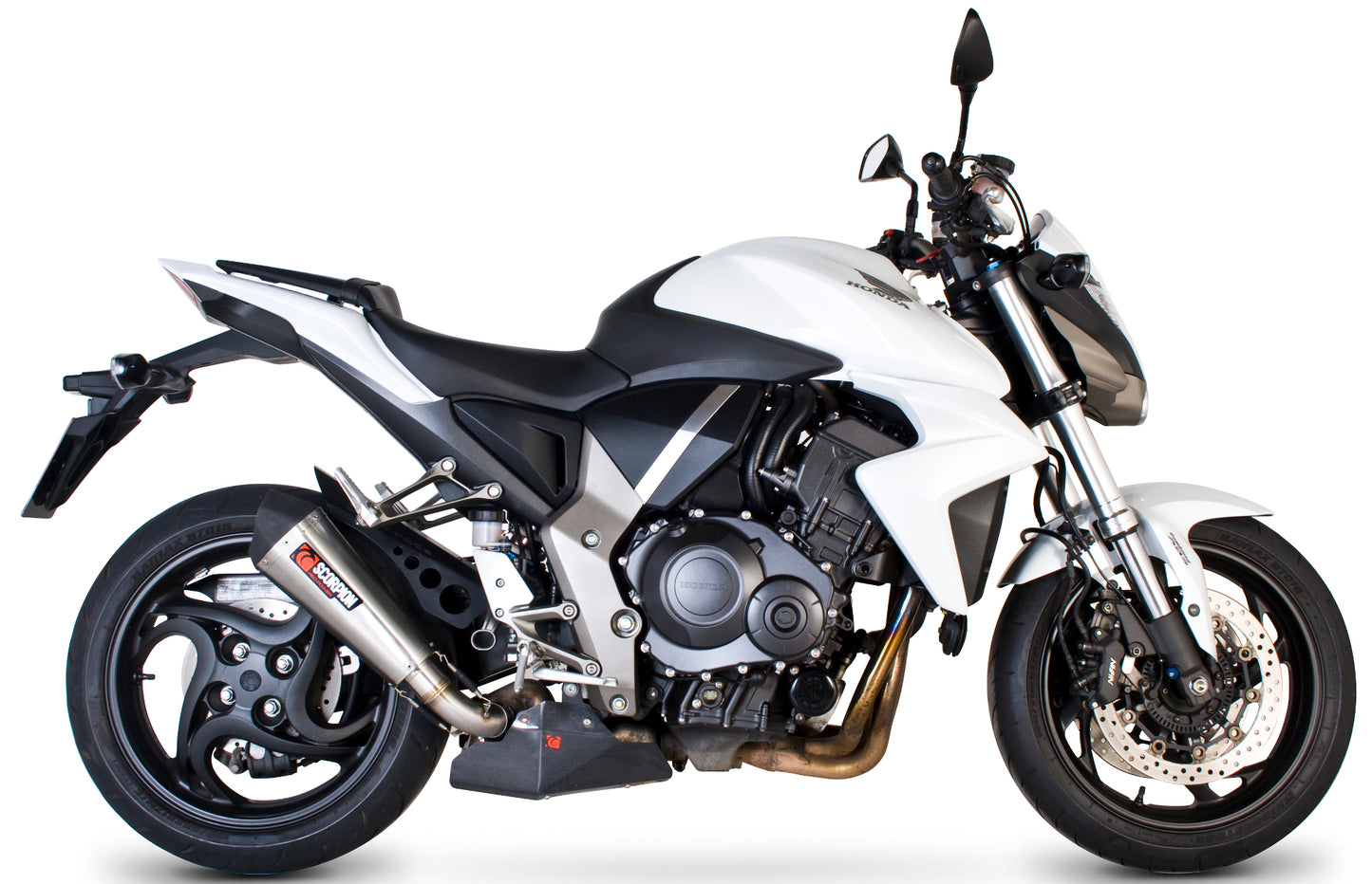 SCORPION SERKET TAPER SLIP-ON HONDA CB 1000 R 08'-17' ACERO INOX