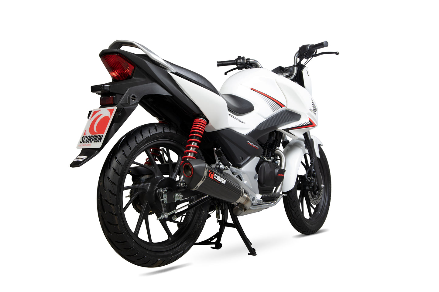 SCORPION SERKET TAPER FULL SYSTEM HONDA CB 125 F 17'-20' CARBON
