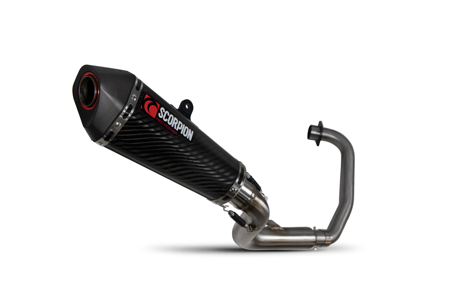 SCORPION SERKET TAPER FULL SYSTEM HONDA CB 125 F 17'-20' CARBON
