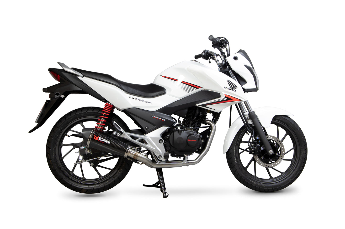 SCORPION SERKET TAPER FULL SYSTEM HONDA CB 125 F 17'-20' CARBON