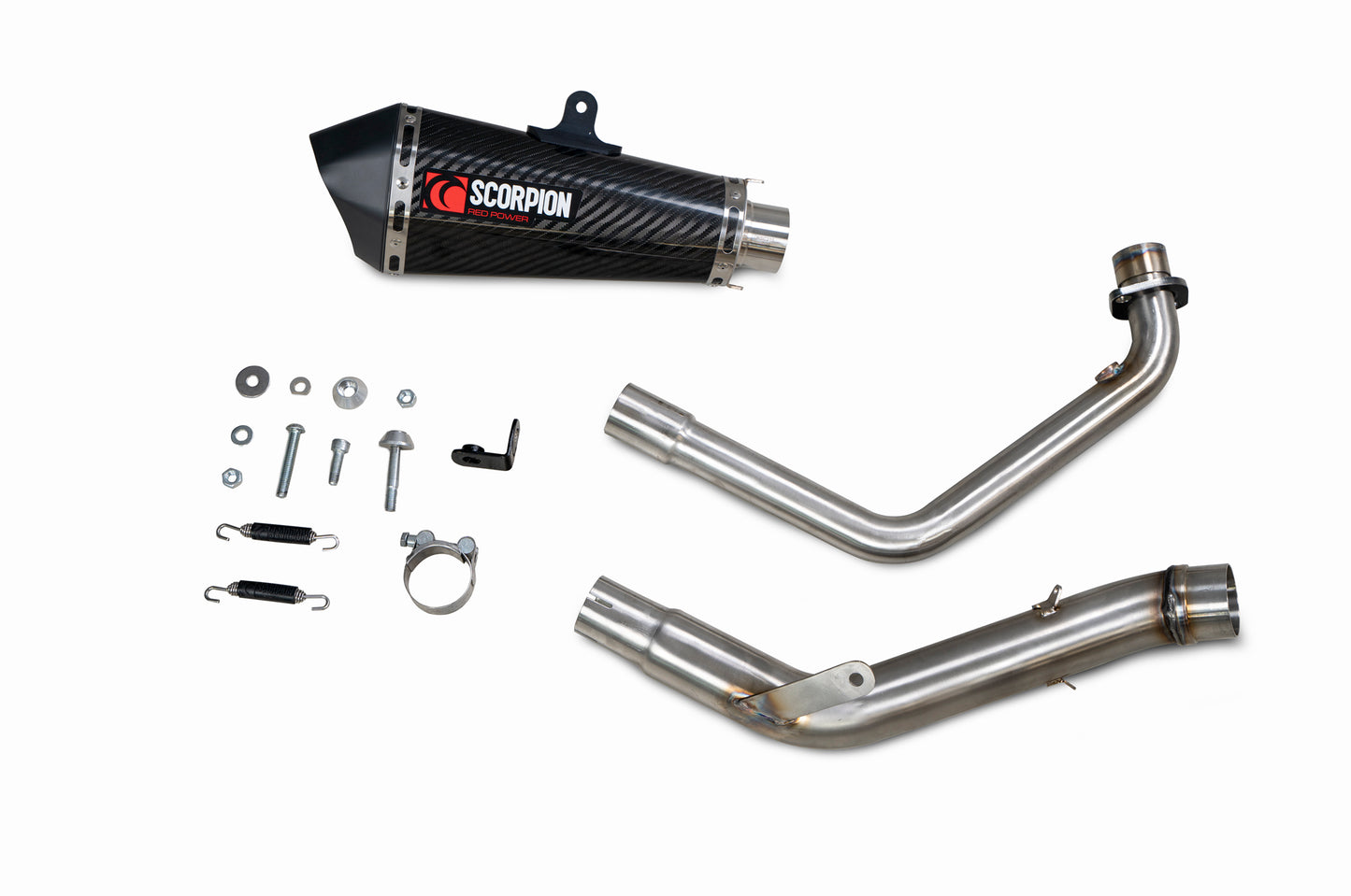 SCORPION SERKET TAPER FULL SYSTEM HONDA CB 125 R 21'-24' CARBON