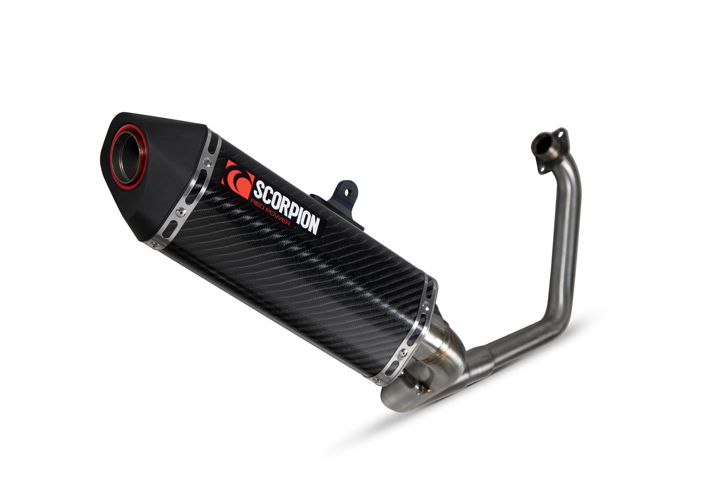 SCORPION SERKET TAPER FULL SYSTEM HONDA CB 125 R 18'-20' CARBON