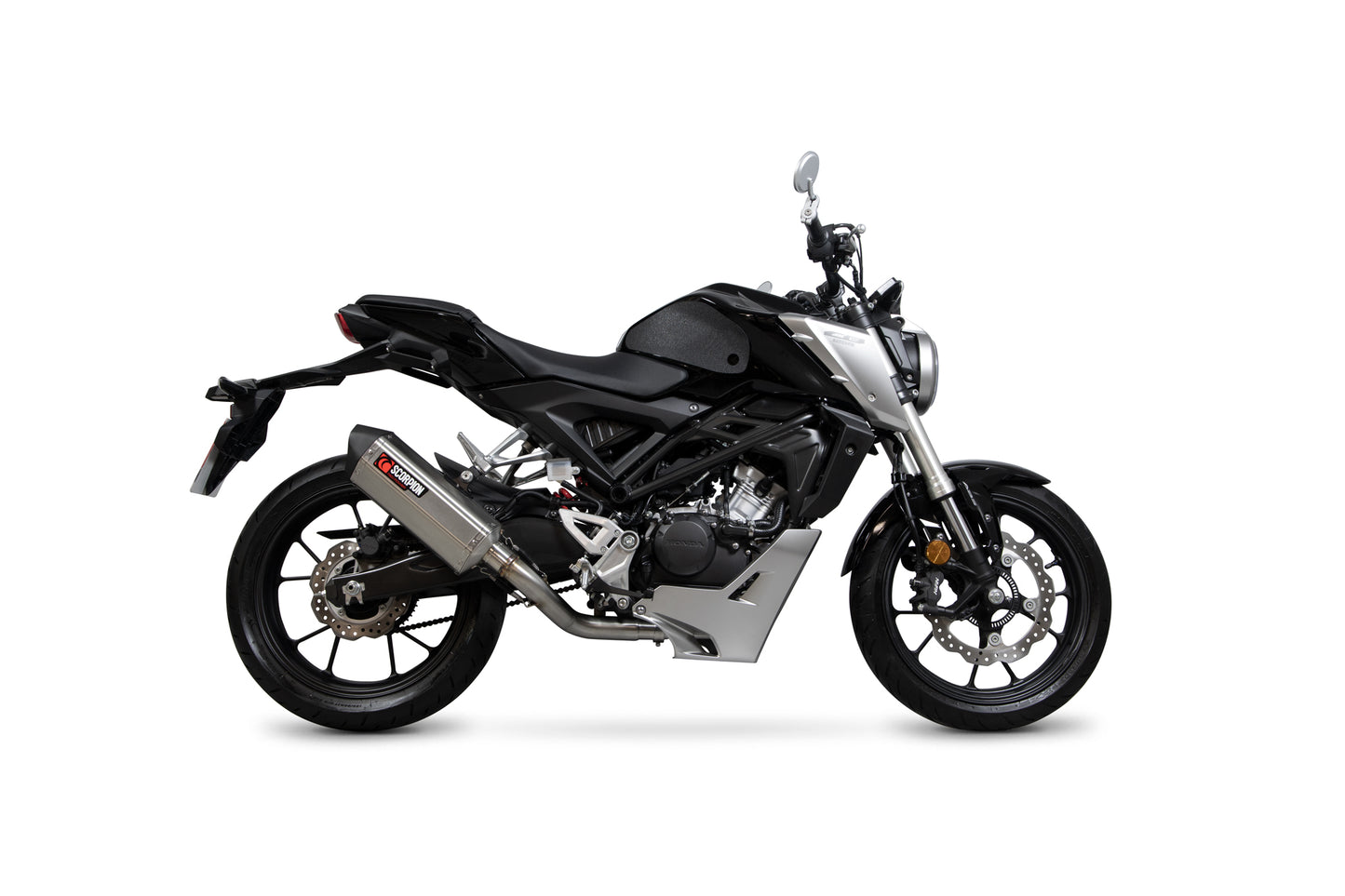 SCORPION SERKET TAPER FULL SYSTEM HONDA CB 125 R 18'-20' ACERO INOX.