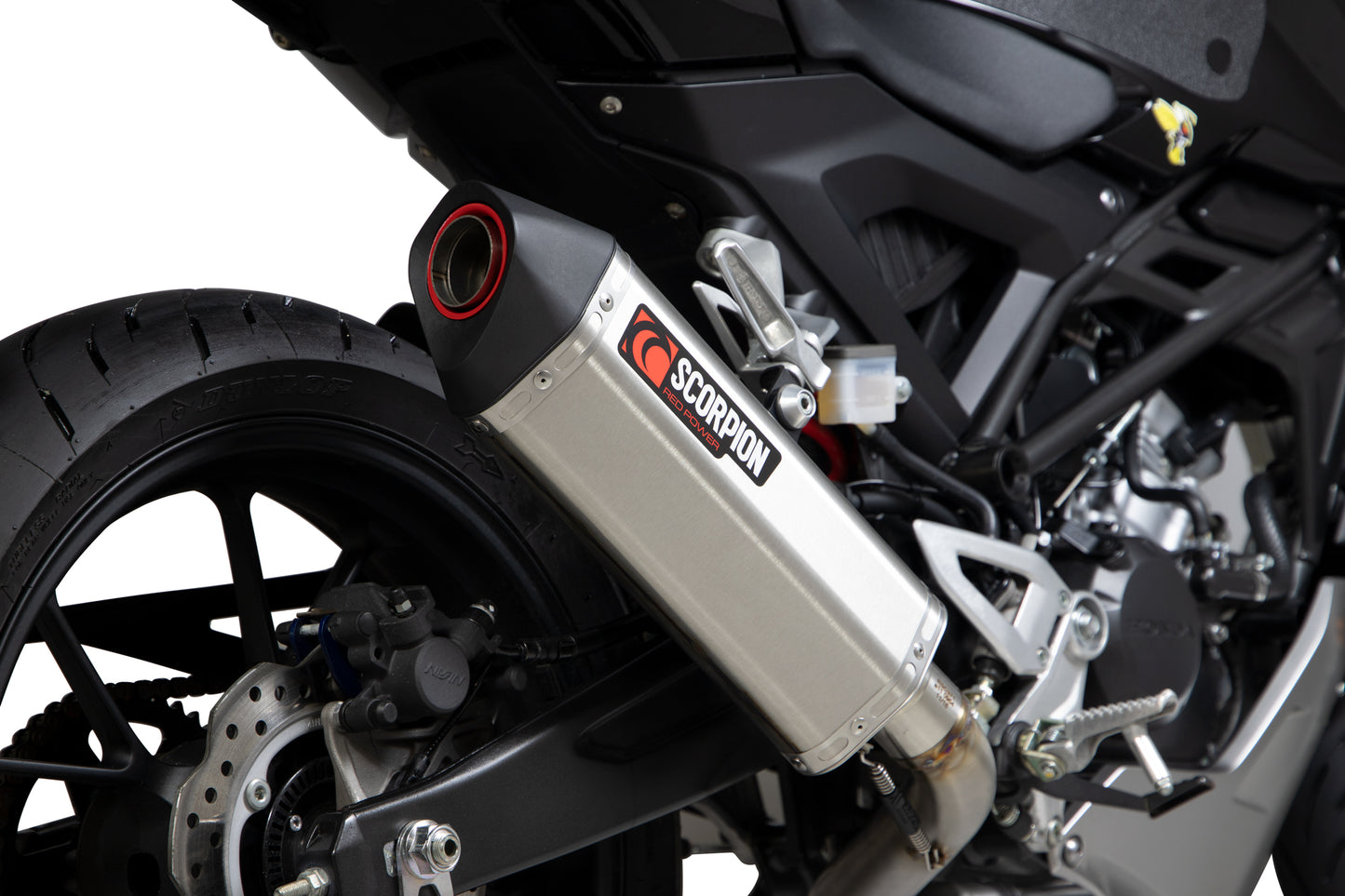 SCORPION SERKET TAPER FULL SYSTEM HONDA CB 125 R 18'-20' ACERO INOX.