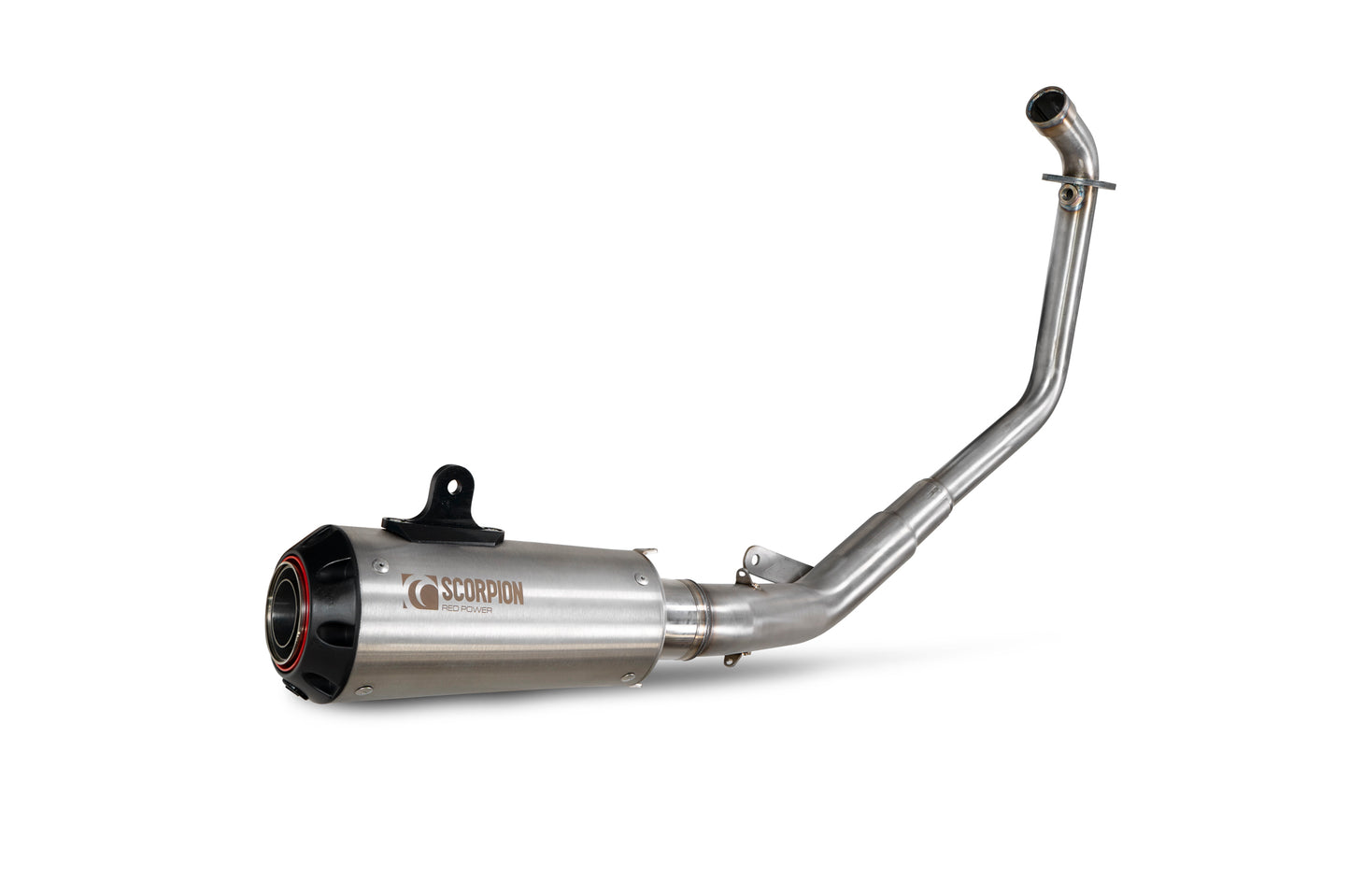 SCORPION RED POWER FULL SYSTEM HONDA CB 125 R 21'-24' ACERO INOX