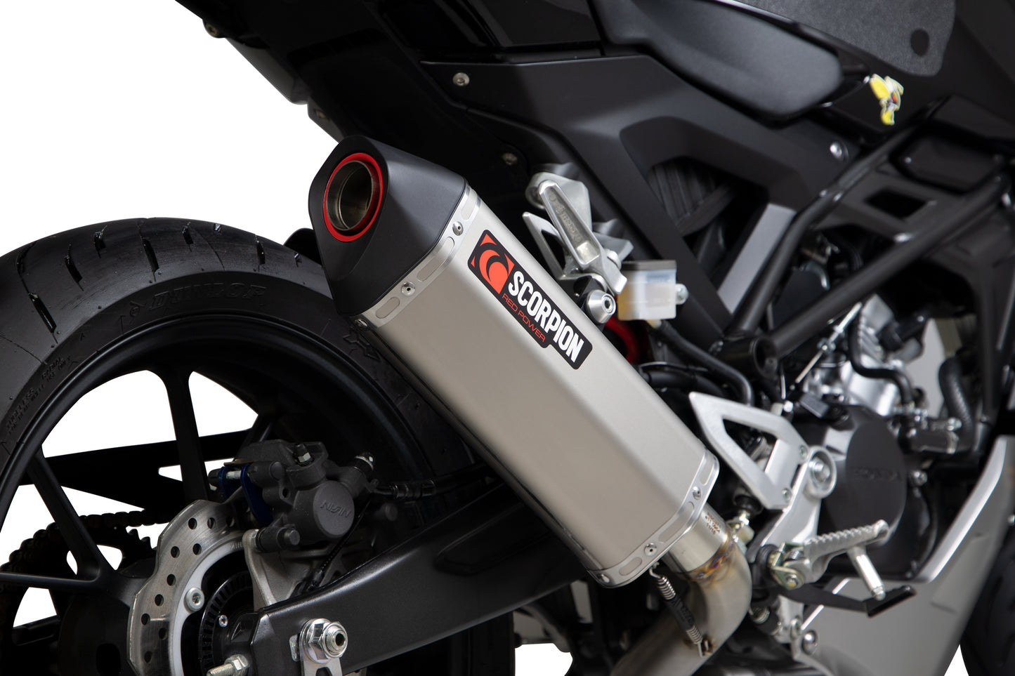SCORPION SERKET TAPER FULL SYSTEM HONDA CB 125 R 18'-20' TITANIUM