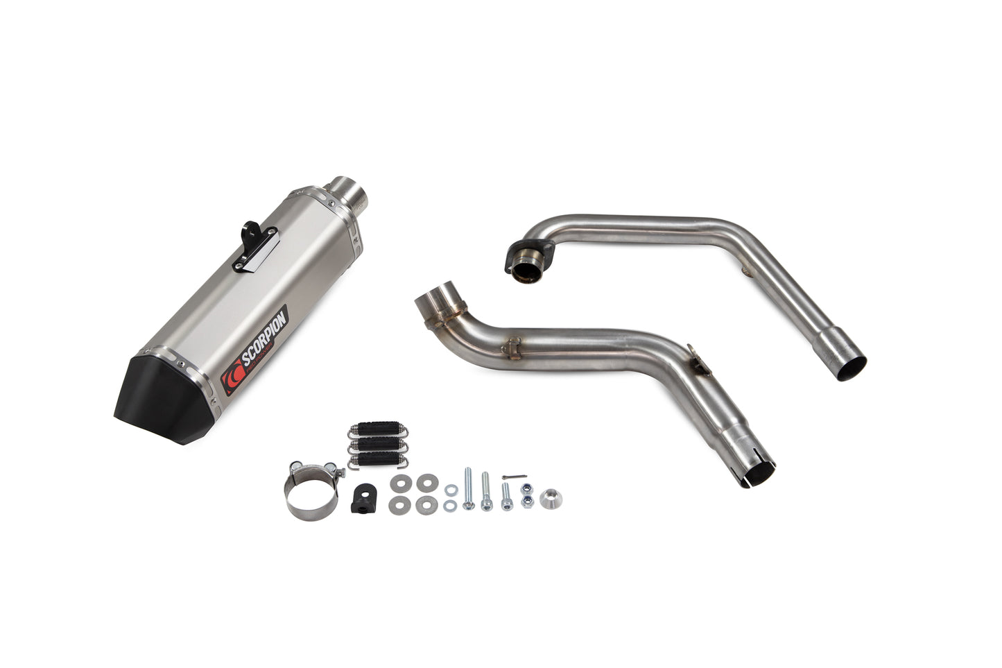 SCORPION SERKET TAPER FULL SYSTEM HONDA CB 125 R 18'-20' TITANIUM