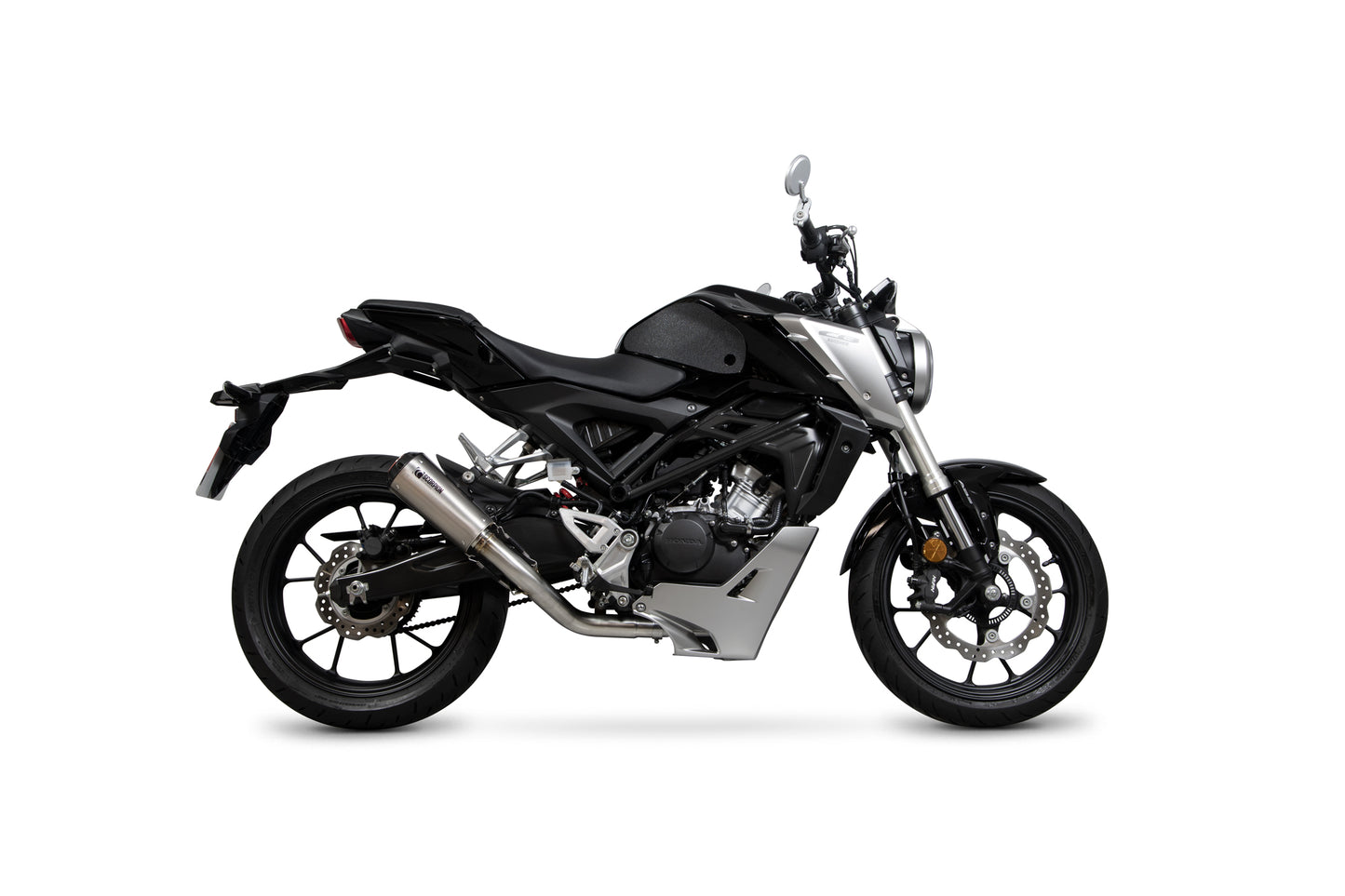 SCORPION RED POWER FULL SYSTEM HONDA CB 125 R 18'-20' TITANIUM