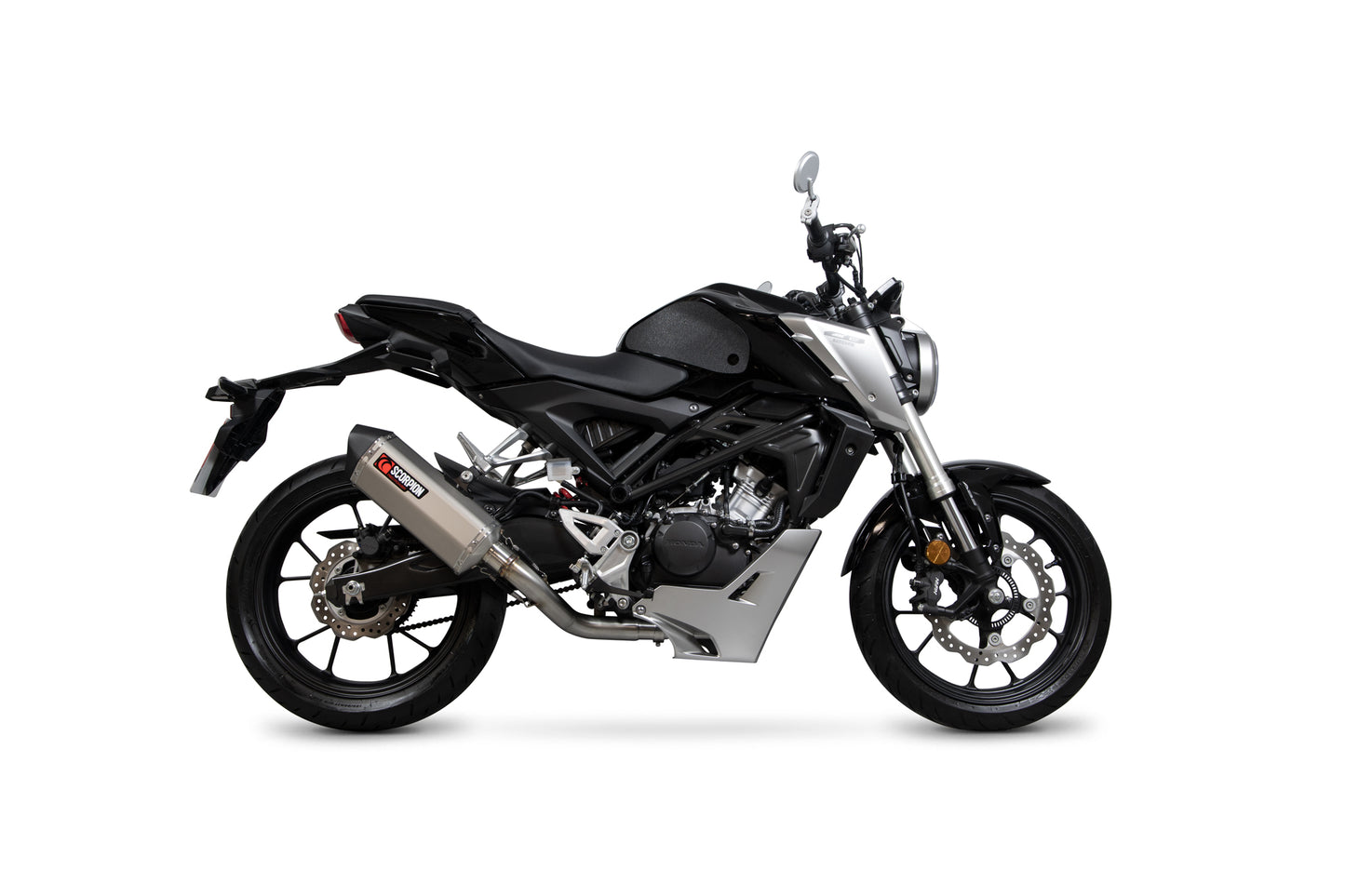 SCORPION SERKET TAPER FULL SYSTEM HONDA CB 125 R 18'-20' TITANIUM