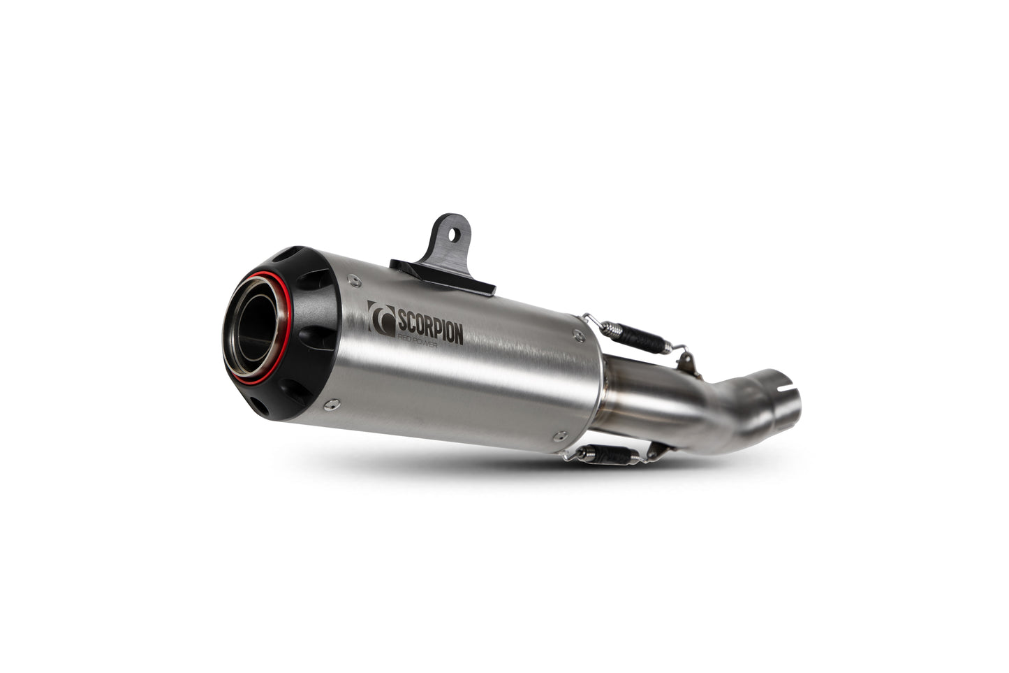 SCORPION RED POWER SLIP-ON HONDA CB 500 F 2019'-25' ACERO INOX.