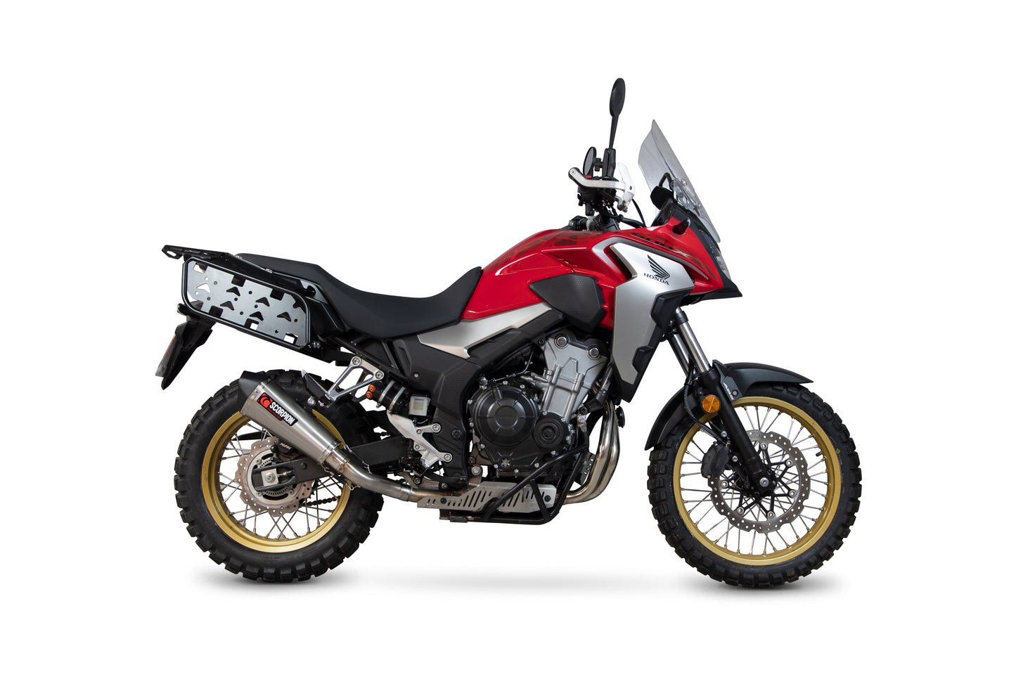 SCORPION SERKET TAPER SLIP-ON HONDA CB 500 X 2019'-25 ACERO INOX.