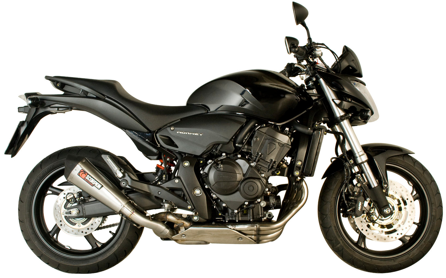 SCORPION SERKET TAPER SLIP-ON HONDA CB 600 HORNET 2007'-13' STAINLESS STEEL