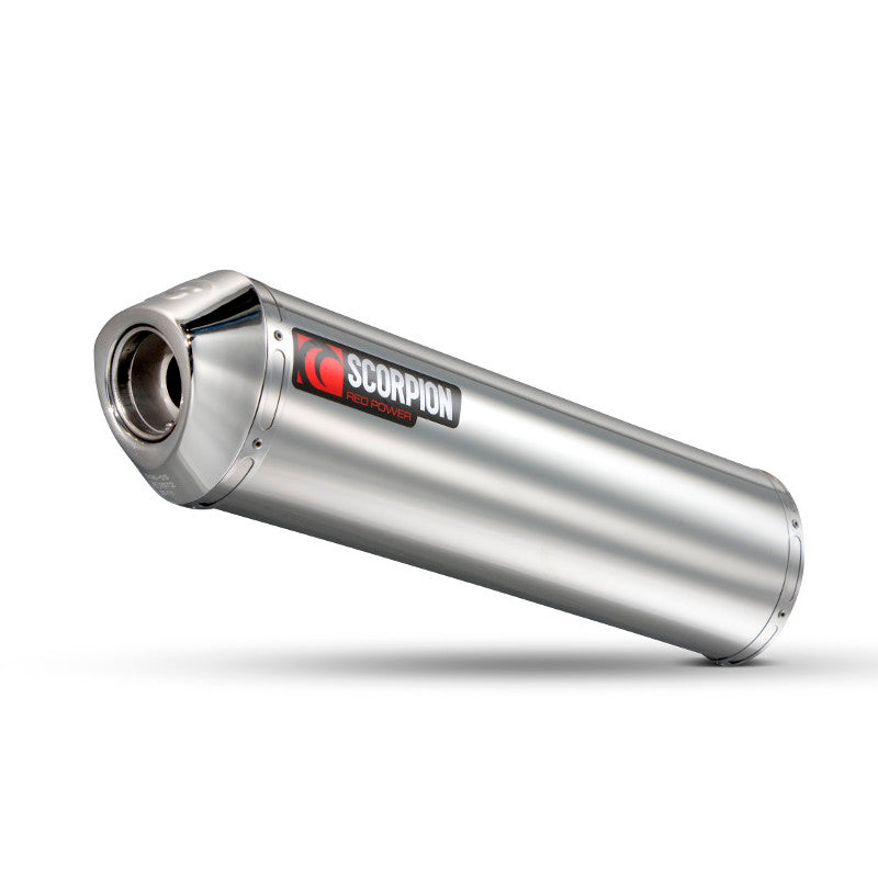 SCORPION FACTORY ROUND SLIP-ON HONDA CB 600 HORNETT 2003'-06' ACERO INOX.