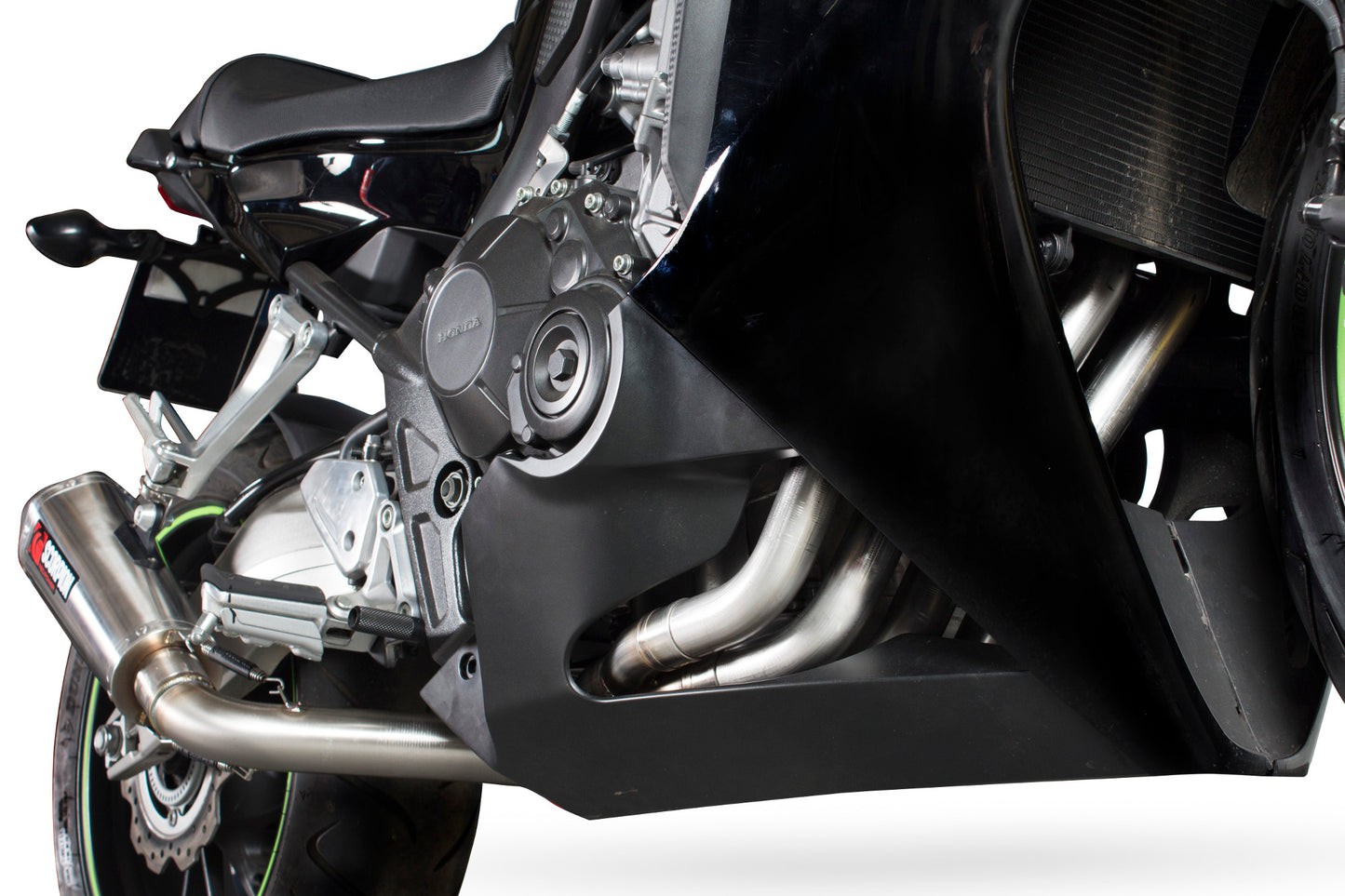 SCORPION SERKET TAPER FULL SYSTEM HONDA CB 650 F/ CBR 650 F 14'-18' ACERO INOX.