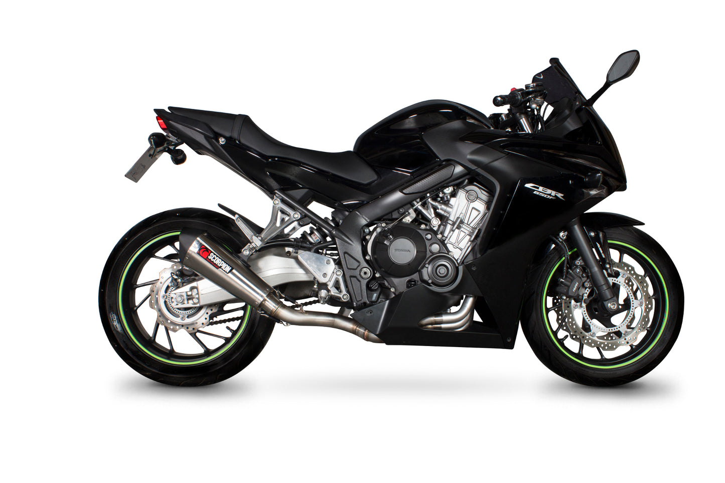 SCORPION SERKET TAPER FULL SYSTEM HONDA CB 650 F/ CBR 650 F 14'-18' ACERO INOX.