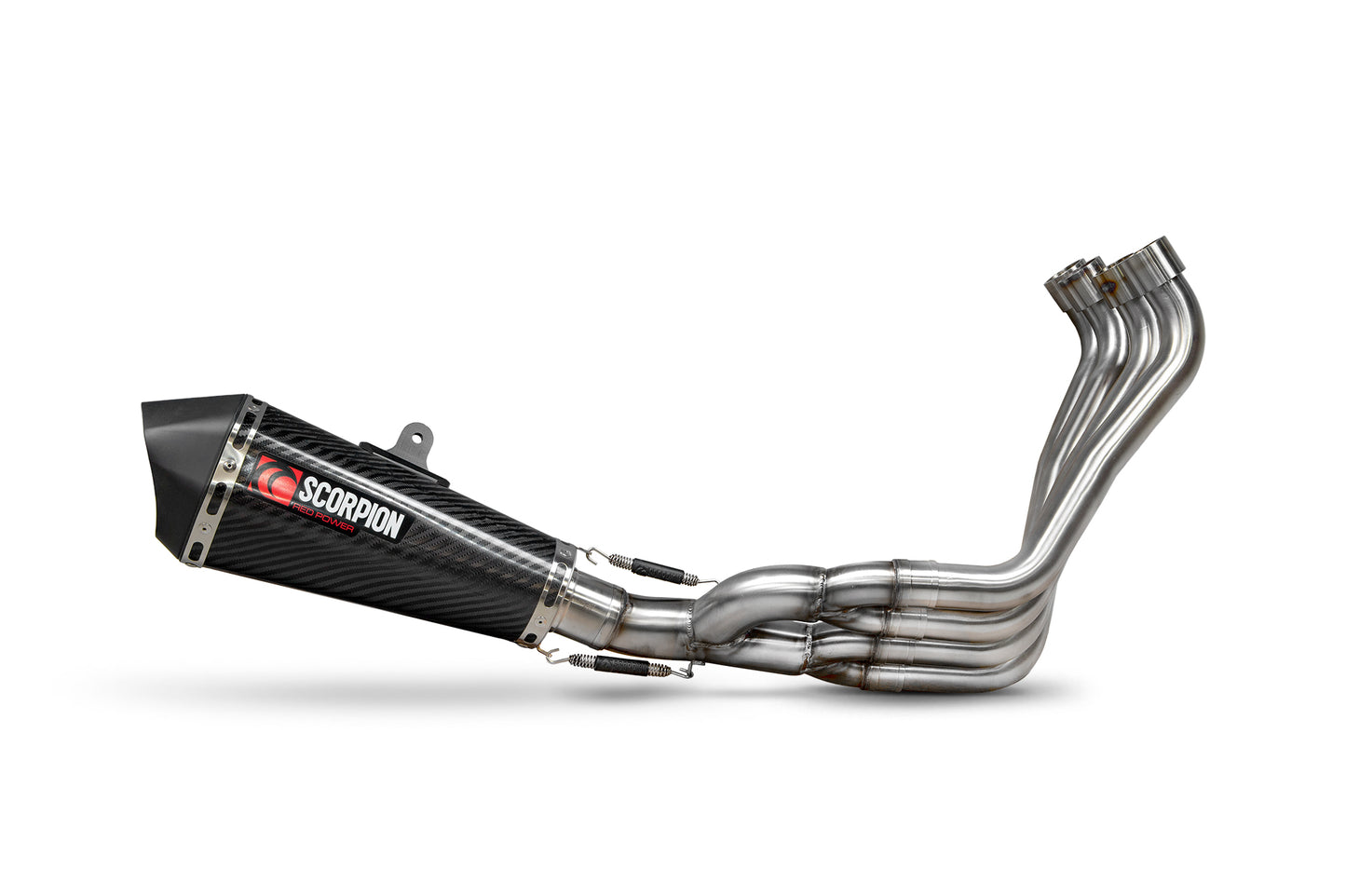 SCORPION SERKET TAPER FULL SYSTEM HONDA CB 650 R 19'-actual CARBON FIBRE