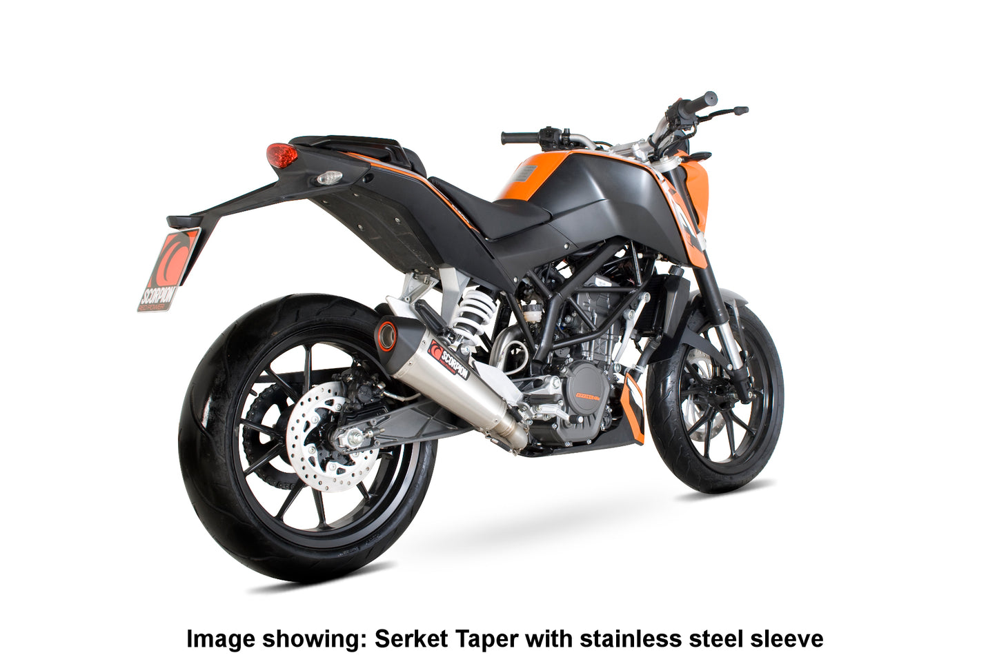SCORPION SERKET TAPER KTM DUKE 125 11'-16'/ DUKE 200 12'-16' CARBON FIBER