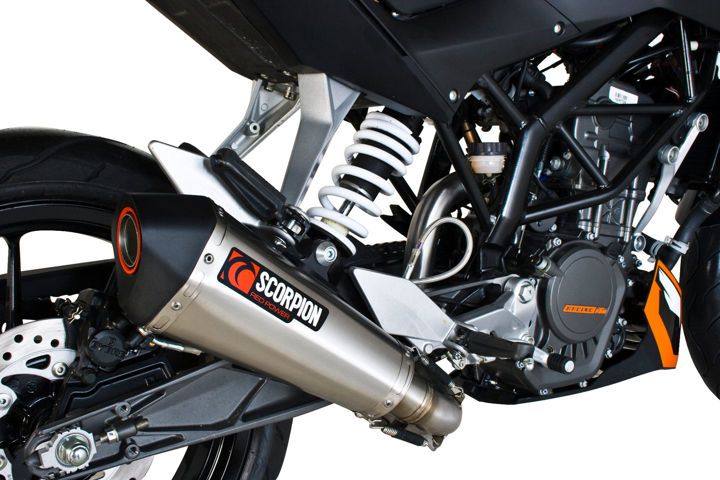 SCORPION SERKET TAPER KTM DUKE 125 11'-16'/ DUKE 200 12'-16' STAINLESS STEEL.