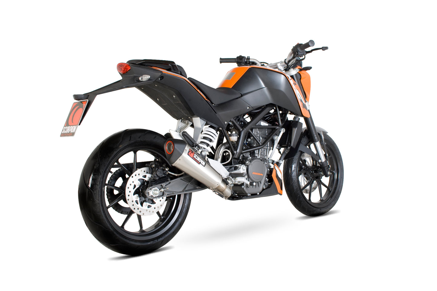 SCORPION SERKET TAPER KTM DUKE 125 11'-16'/ DUKE 200 12'-16' STAINLESS STEEL.