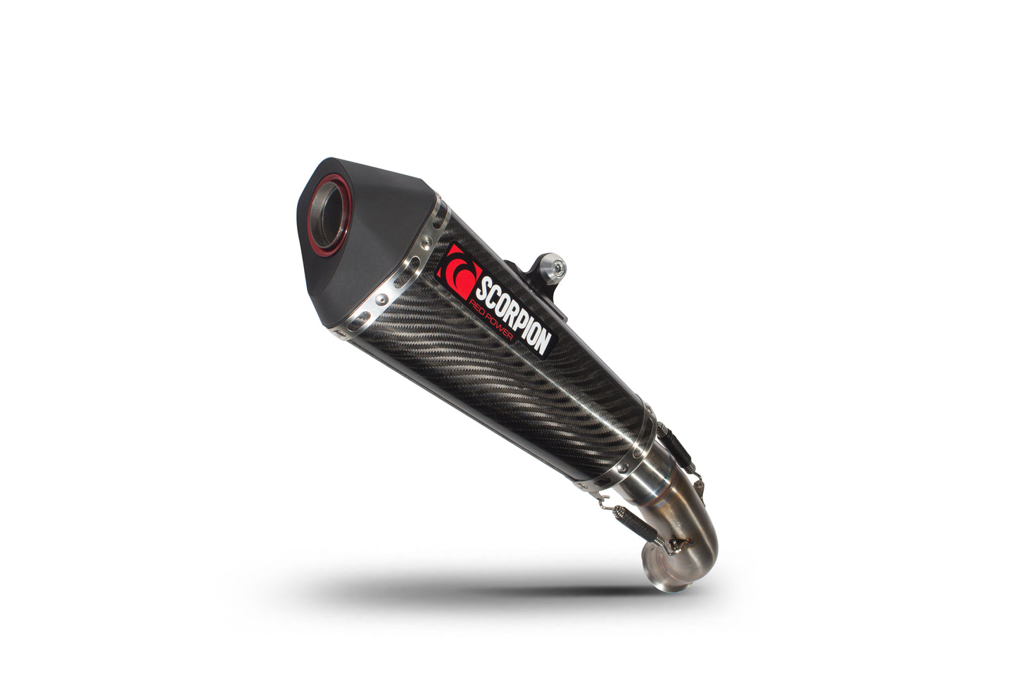 SCORPION SERKET TAPER SLIP-ON KTM DUKE 390 17'-20' CARBON FIBER